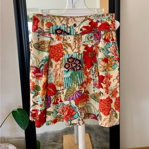 Maha She Floral Colorful Skirt
